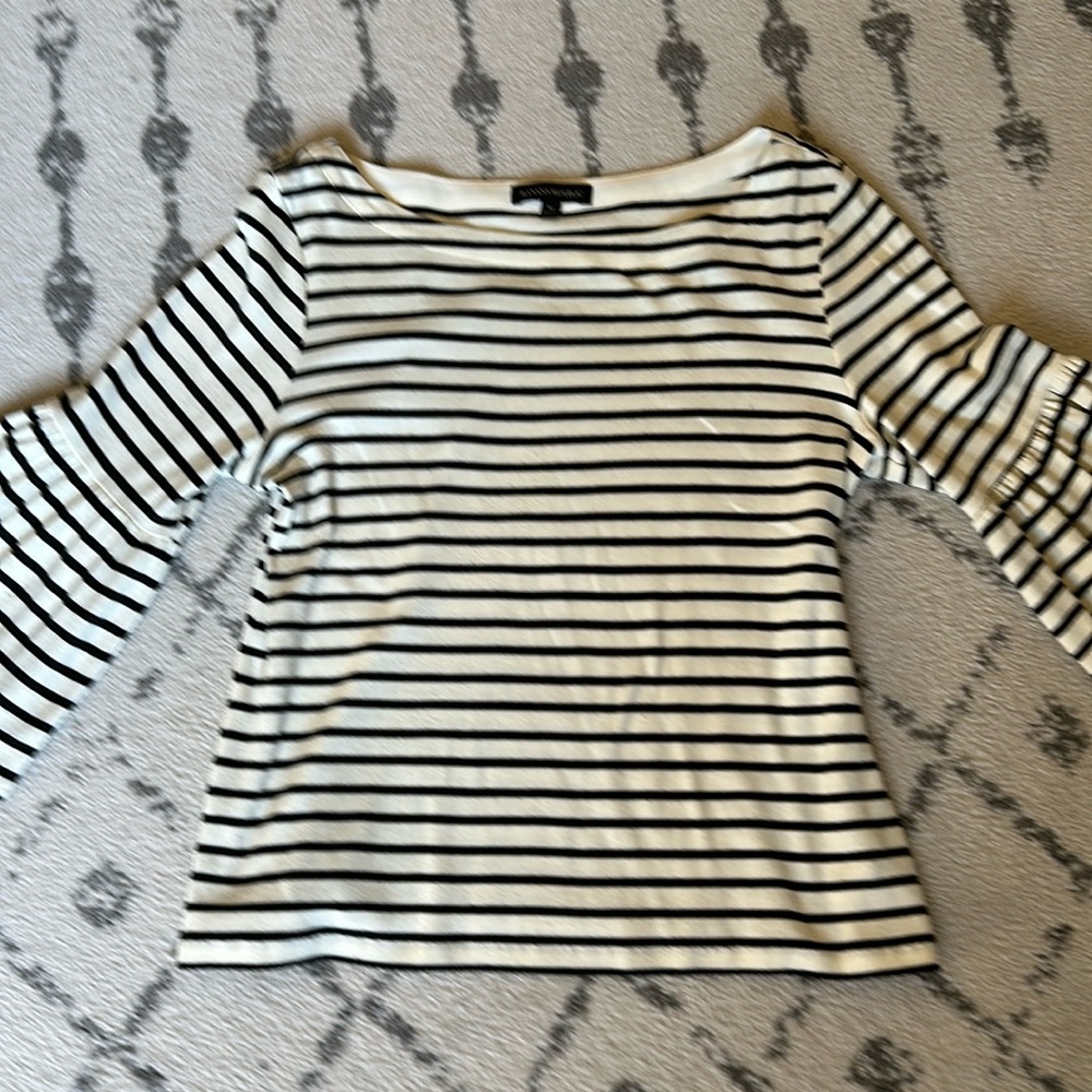 Banana Republic striped shirt. Women’s Medium